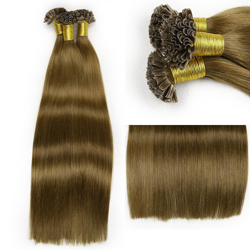 Wholesale 100% Remy virgin The Best U Tip Hair Extensions NO Shedding U Tip Human Hair Extensions